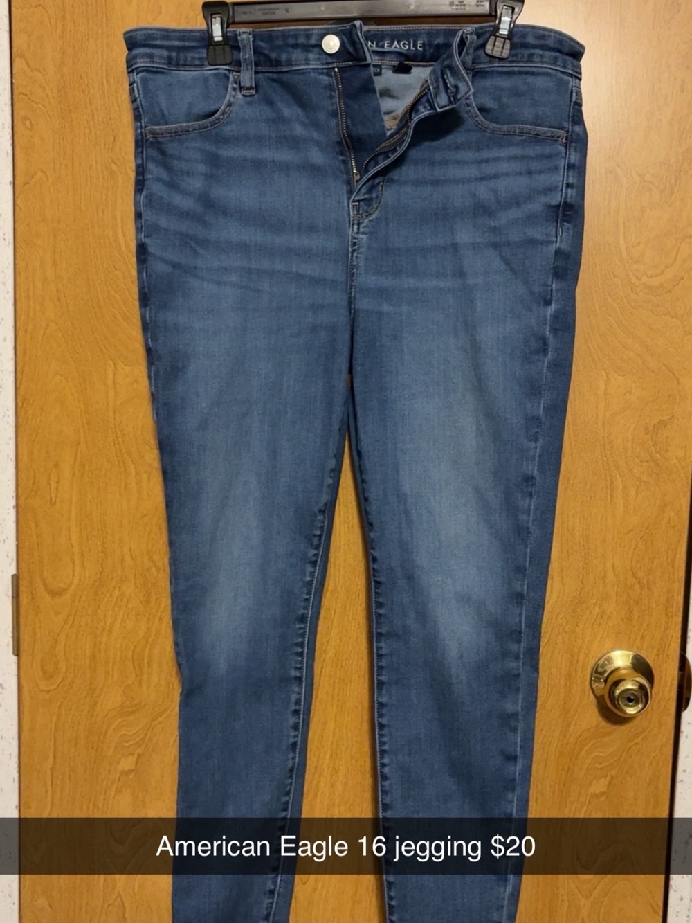 American Eagle Outfitters Blue Stretch Jeggings